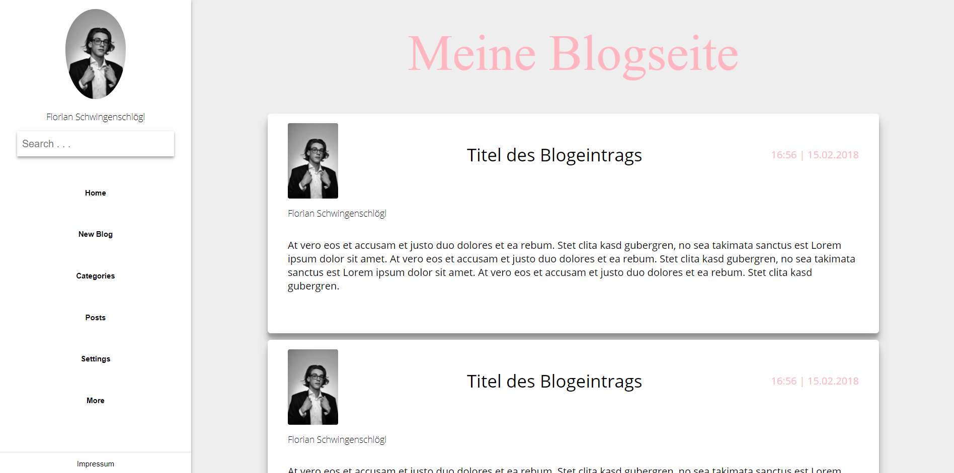 Template Blog